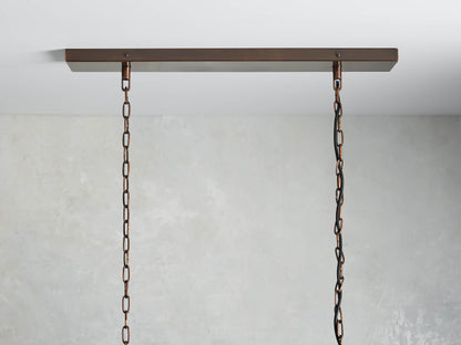 Antiqued Mirror Lantern Chandelier