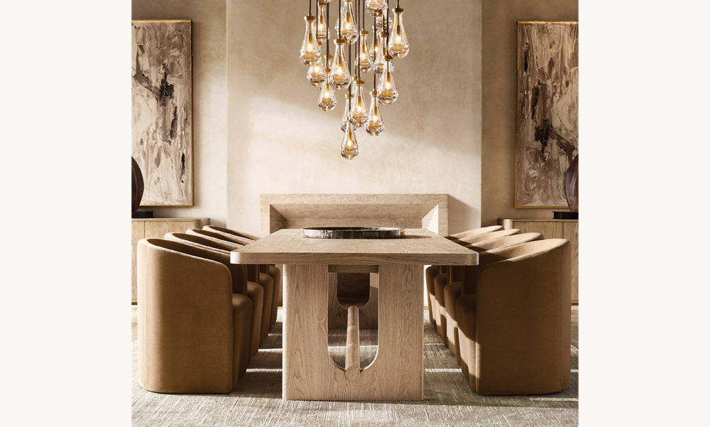 Artisan Glass Rainfall Chandelier
