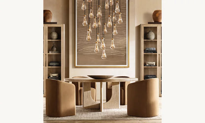 Artisan Glass Rainfall Chandelier