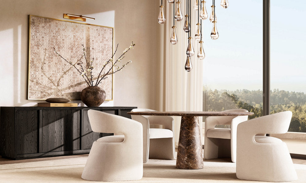 Artisan Glass Rainfall Chandelier