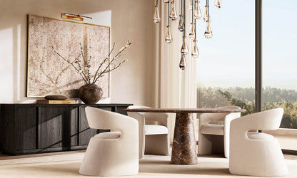 Artisan Glass Rainfall Chandelier