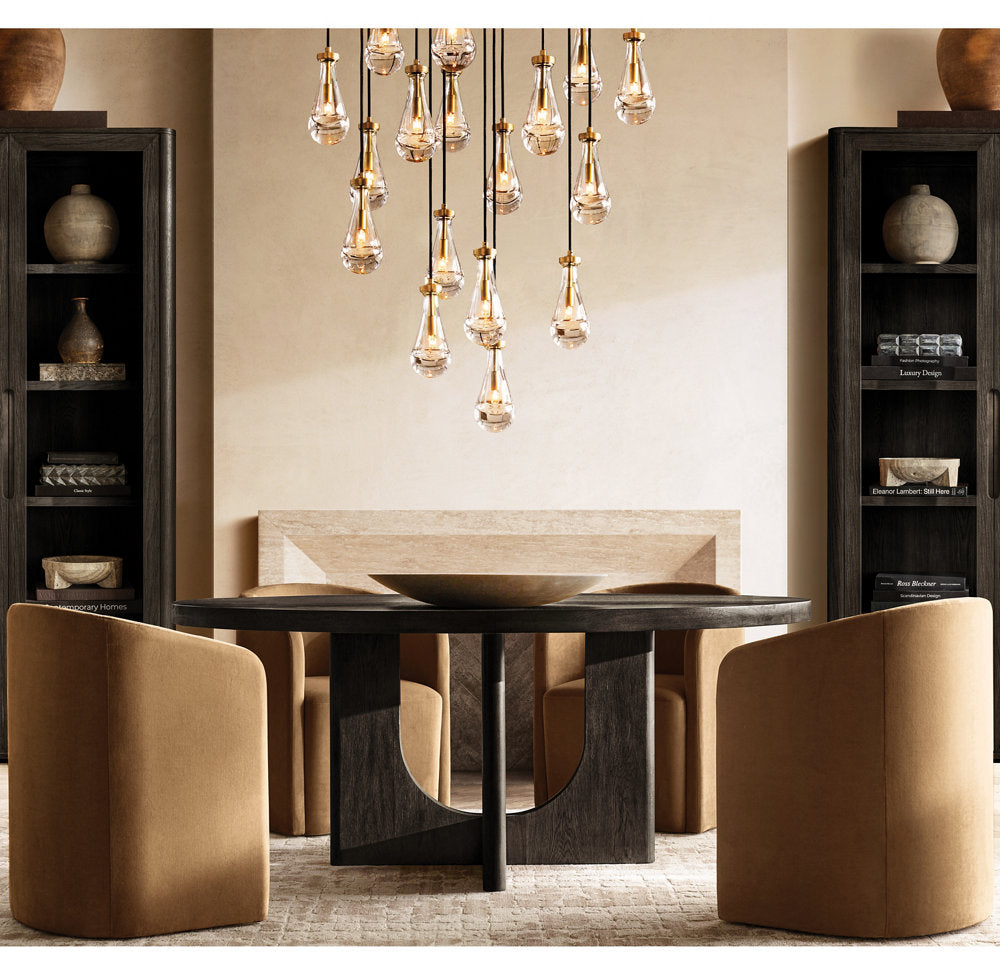 Artisan Glass Rainfall Chandelier