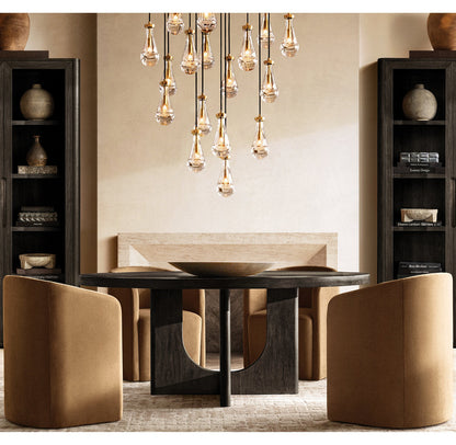 Artisan Glass Rainfall Chandelier