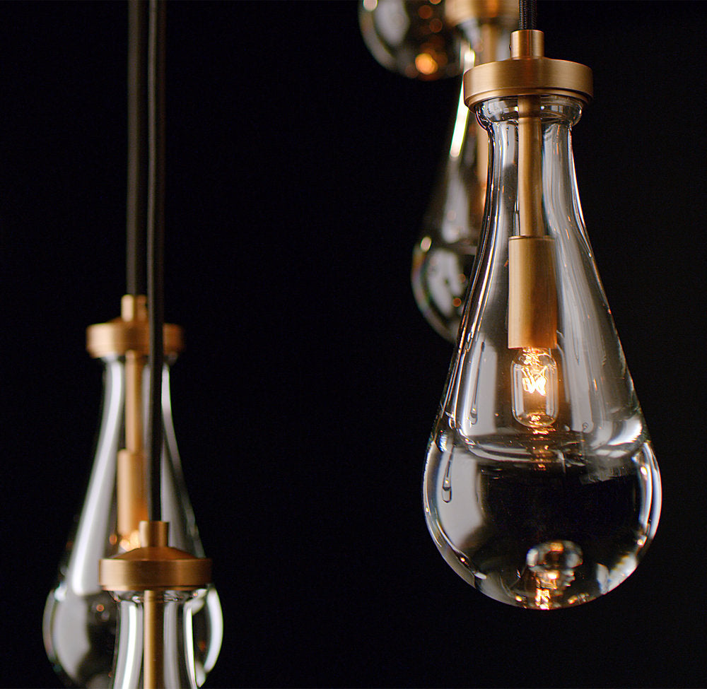 Artisan Glass Rainfall Chandelier