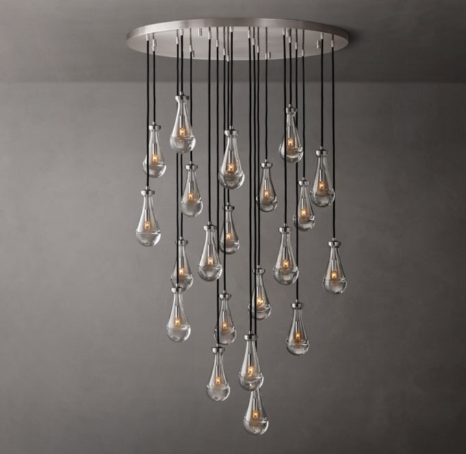 Artisan Glass Rainfall Chandelier