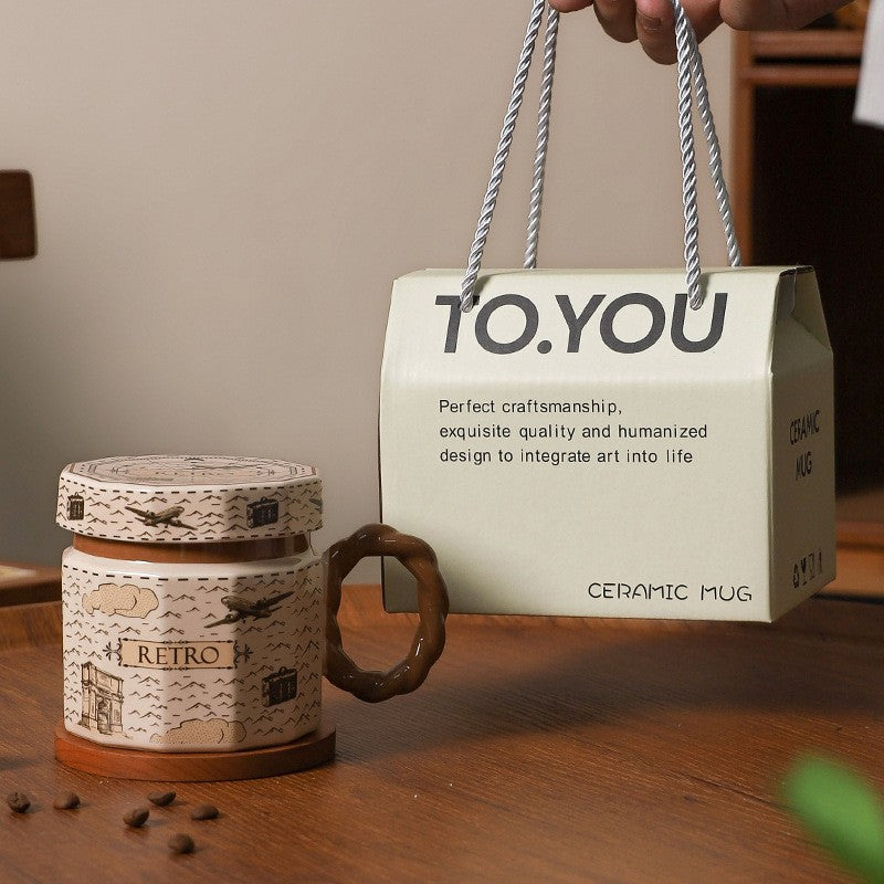 Aurelia Retro Luxe Ceramic Mug