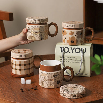 Aurelia Retro Luxe Ceramic Mug