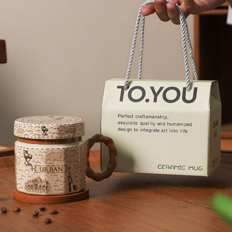 Aurelia Retro Luxe Ceramic Mug