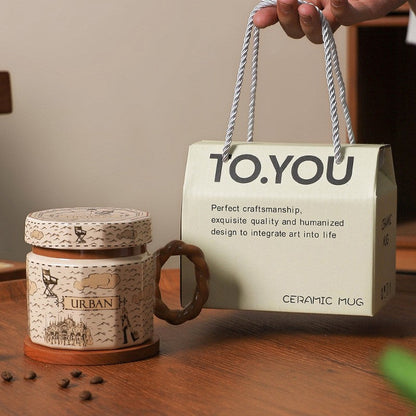 Aurelia Retro Luxe Ceramic Mug