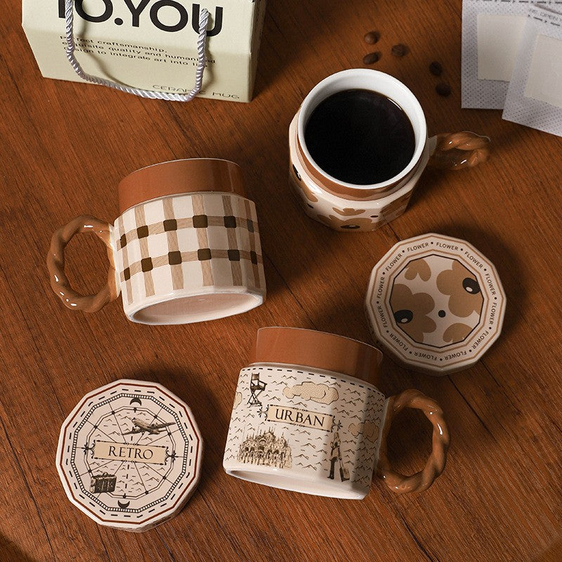 Aurelia Retro Luxe Ceramic Mug