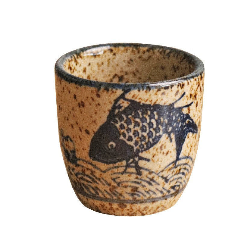Embercrest Ceramic Sake Cup