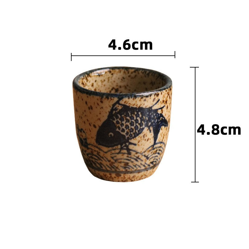 Embercrest Ceramic Sake Cup