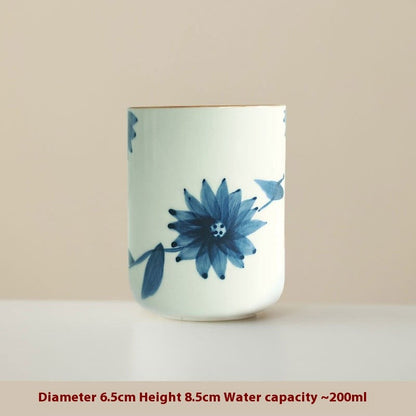 Garden Muse Hand-Painted Ceramic Cup