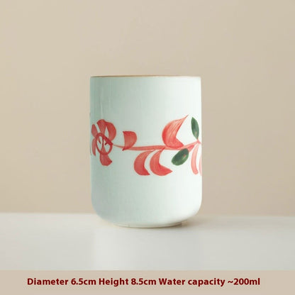 Garden Muse Hand-Painted Ceramic Cup