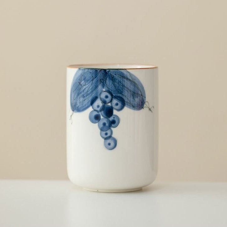 Garden Muse Hand-Painted Ceramic Cup