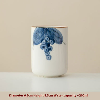 Garden Muse Hand-Painted Ceramic Cup