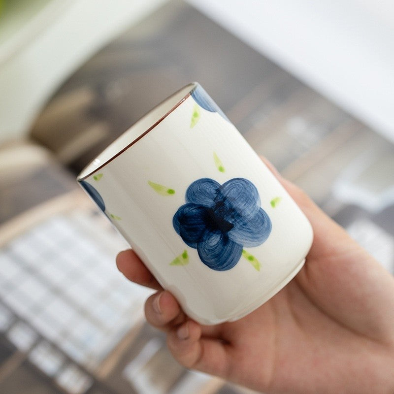 Garden Muse Hand-Painted Ceramic Cup