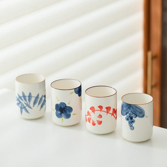 Garden Muse Hand-Painted Ceramic Cup