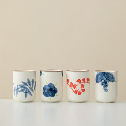 Garden Muse Hand-Painted Ceramic Cup