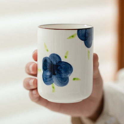 Garden Muse Hand-Painted Ceramic Cup