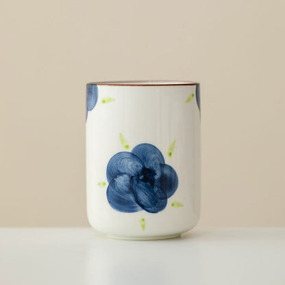 Garden Muse Hand-Painted Ceramic Cup