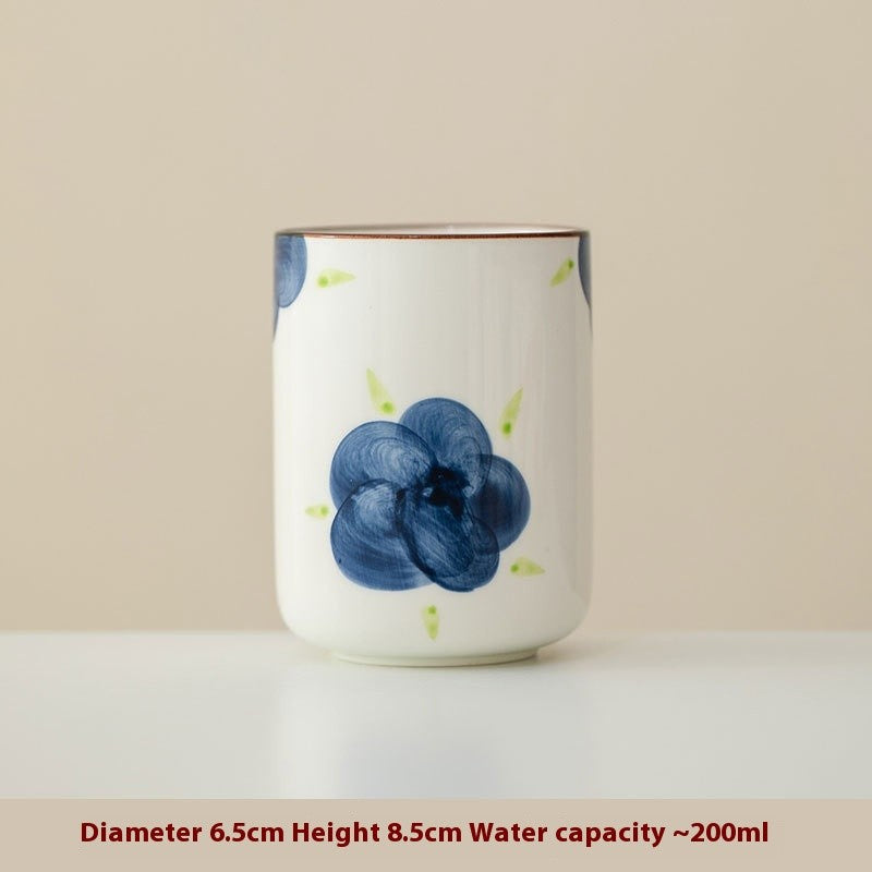 Garden Muse Hand-Painted Ceramic Cup