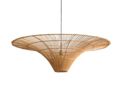 Handwoven Rattan Dome Chandelier