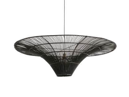 Handwoven Rattan Dome Chandelier