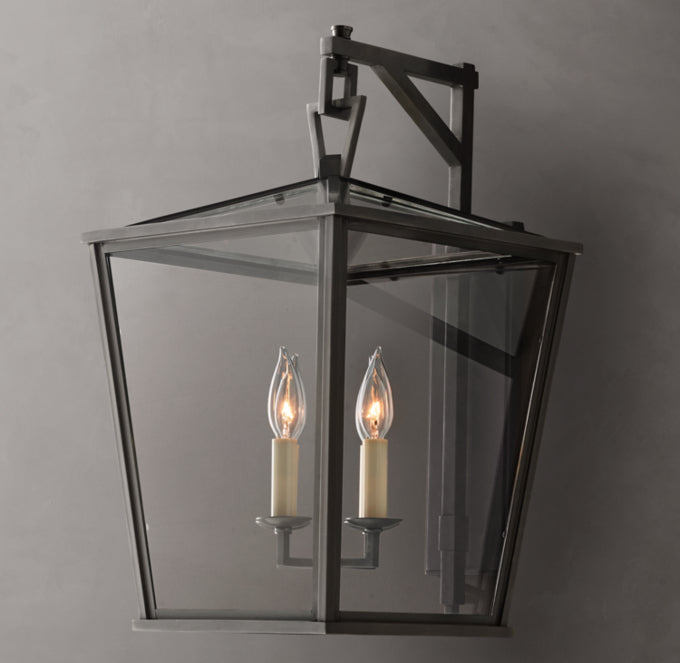 Heritage Openwork Outdoor Lantern Sconce