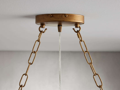Italian Crystal Drop Cage Chandelier