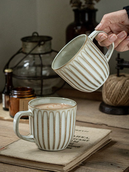 Lotus Crest Vintage Ceramic Cup