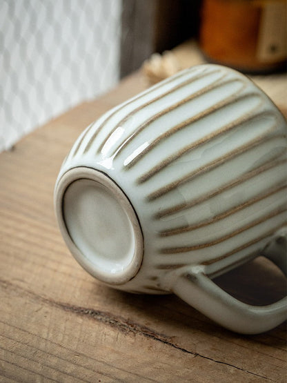 Lotus Crest Vintage Ceramic Cup