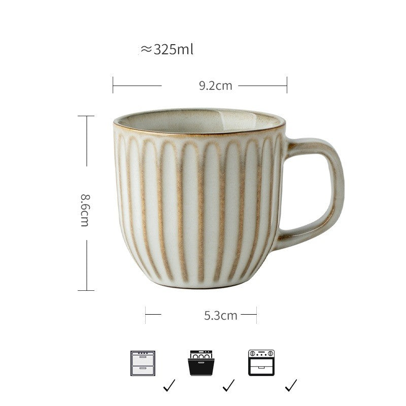Lotus Crest Vintage Ceramic Cup