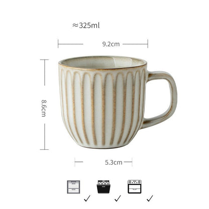 Lotus Crest Vintage Ceramic Cup