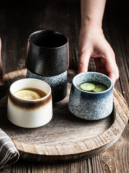Matcha Ember Glaze Tea Cup