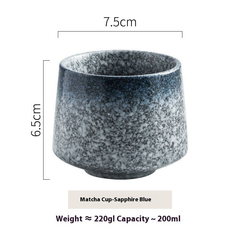 Matcha Ember Glaze Tea Cup