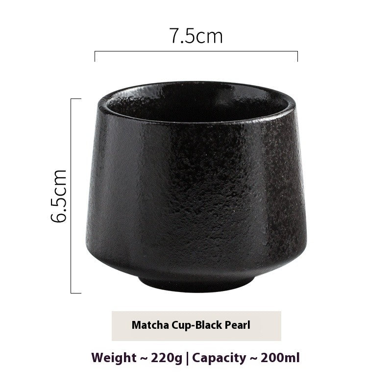 Matcha Ember Glaze Tea Cup