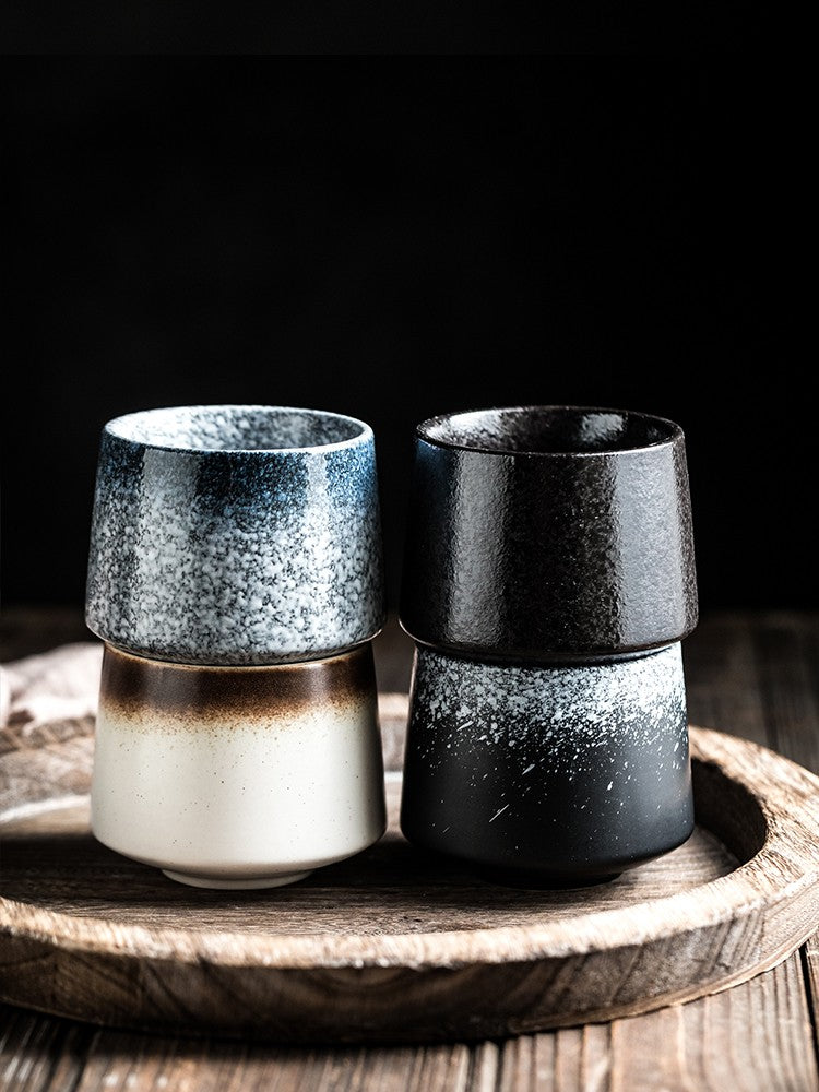 Matcha Ember Glaze Tea Cup