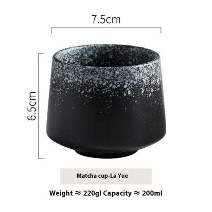 Matcha Ember Glaze Tea Cup