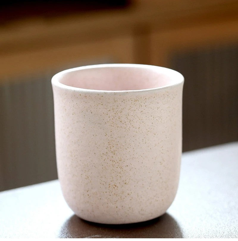 Meadow Bloom Flat Ceramic Cup