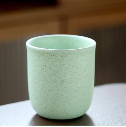 Meadow Bloom Flat Ceramic Cup