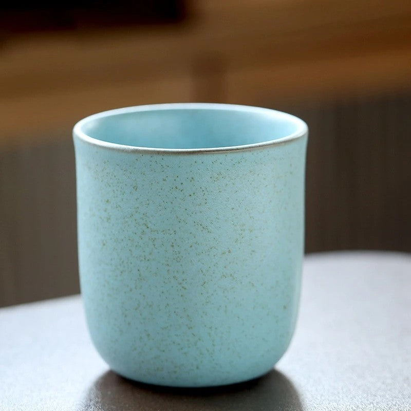 Meadow Bloom Flat Ceramic Cup