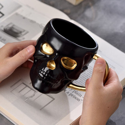 Midnight Skull Artisan Mug