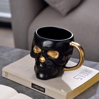 Midnight Skull Artisan Mug