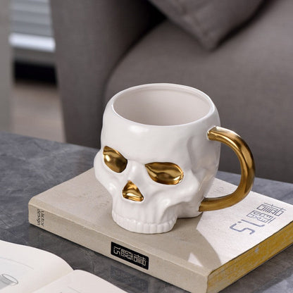 Midnight Skull Artisan Mug