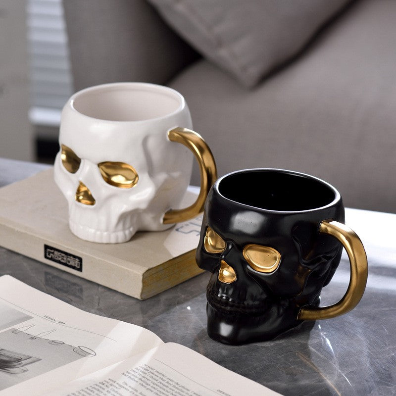 Midnight Skull Artisan Mug