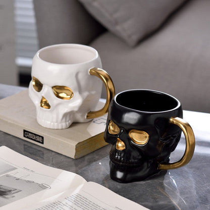Midnight Skull Artisan Mug