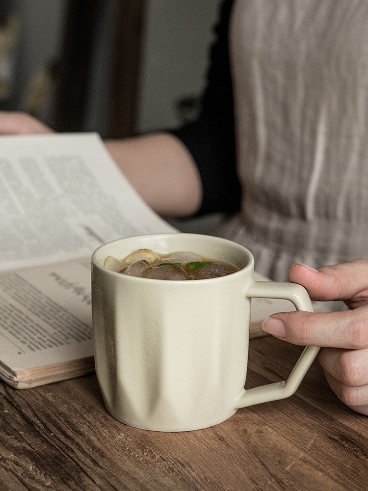 Nordic Prism Ceramic Coffee Cup