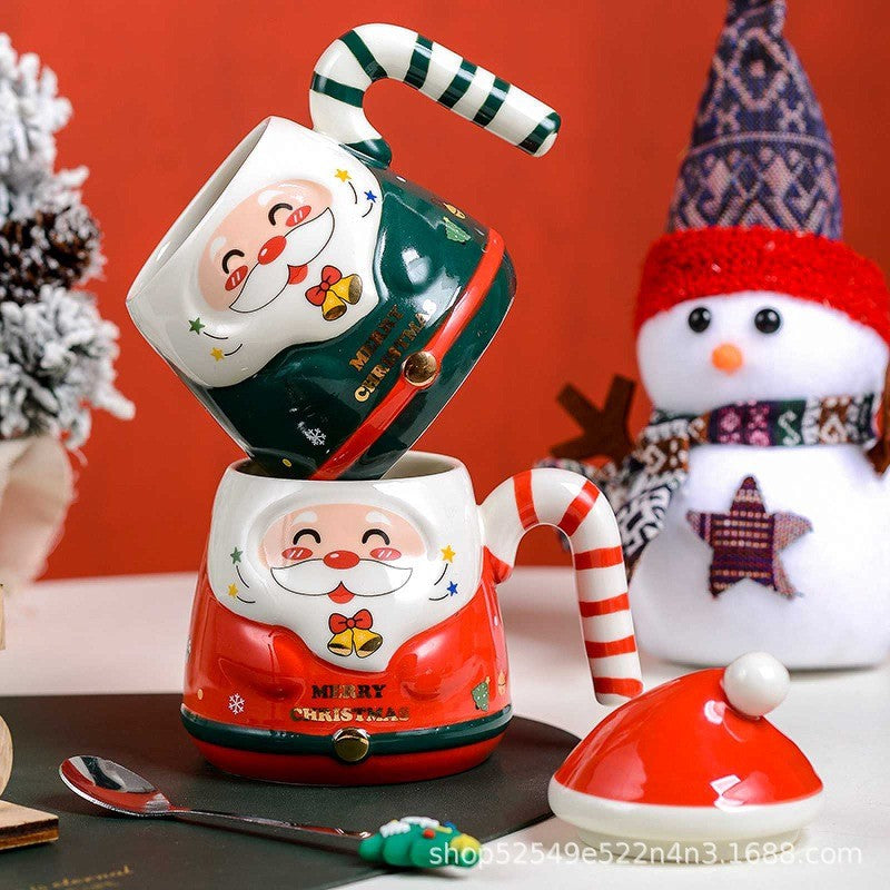 North Pole Cheer Hand-Painted Holiday Mug
