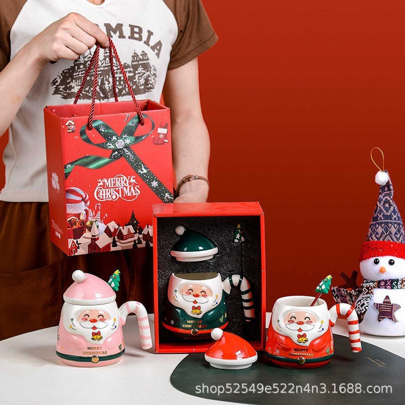 North Pole Cheer Hand-Painted Holiday Mug